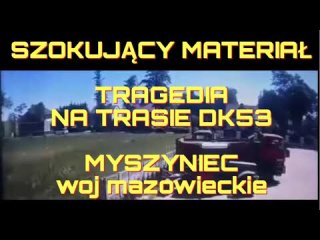 Tylko dla ludzi o mocnych nerwach. Szokujące nagranie wypadku w Myszyńcu Starym! 