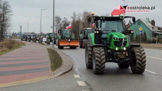 Protest rolników w Ostrołęce